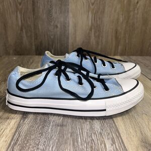 Converse Unisex CT All Star OX 149524F Blue Black Sneaker Shoes Size M 4 / W 6